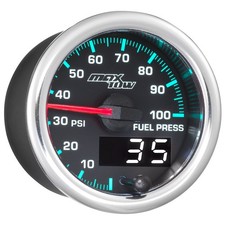 Maxtow Match 100 Psi Fuel Pressure Gauge Kit W Sensor - For 14-20 6.6l Duramax