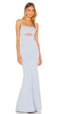 NWT Lovers  Friends Cleo Gown Cutout Pastel Blue Mermaid sz Medium