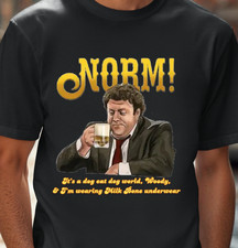 ¡Norma! Camiseta retro Sit Com, camiseta retro de cita de TV, camisa Norm Peterson, camiseta Cheers