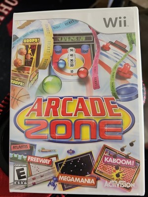 Arcade Zone (Nintendo Wii, 2009) Sealed Activision Retro Kaboom Megamania