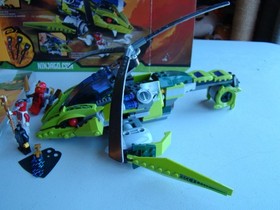 Preowned LEGO Ninjago #9443  Rattlecopter - Missing 2 pieces