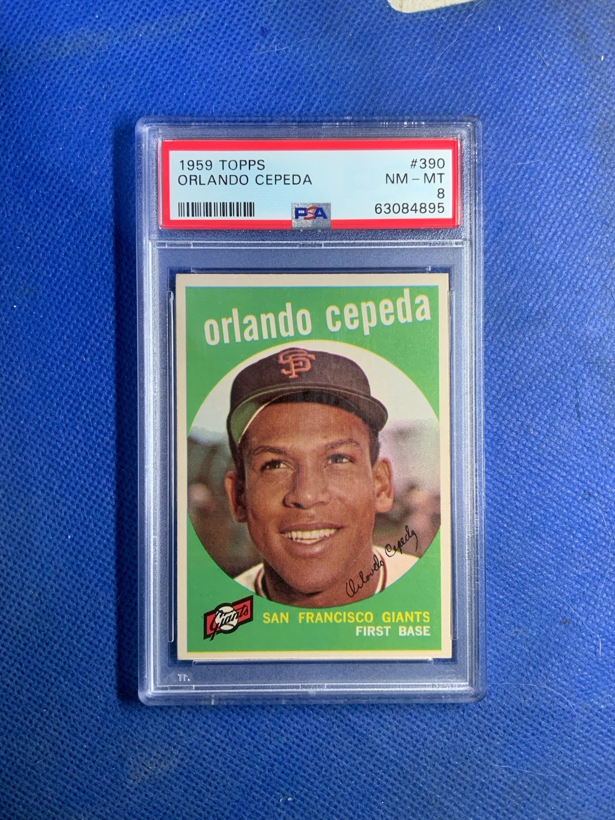 1959 Topps Orlando Cepeda #390 PSA 8 HOF