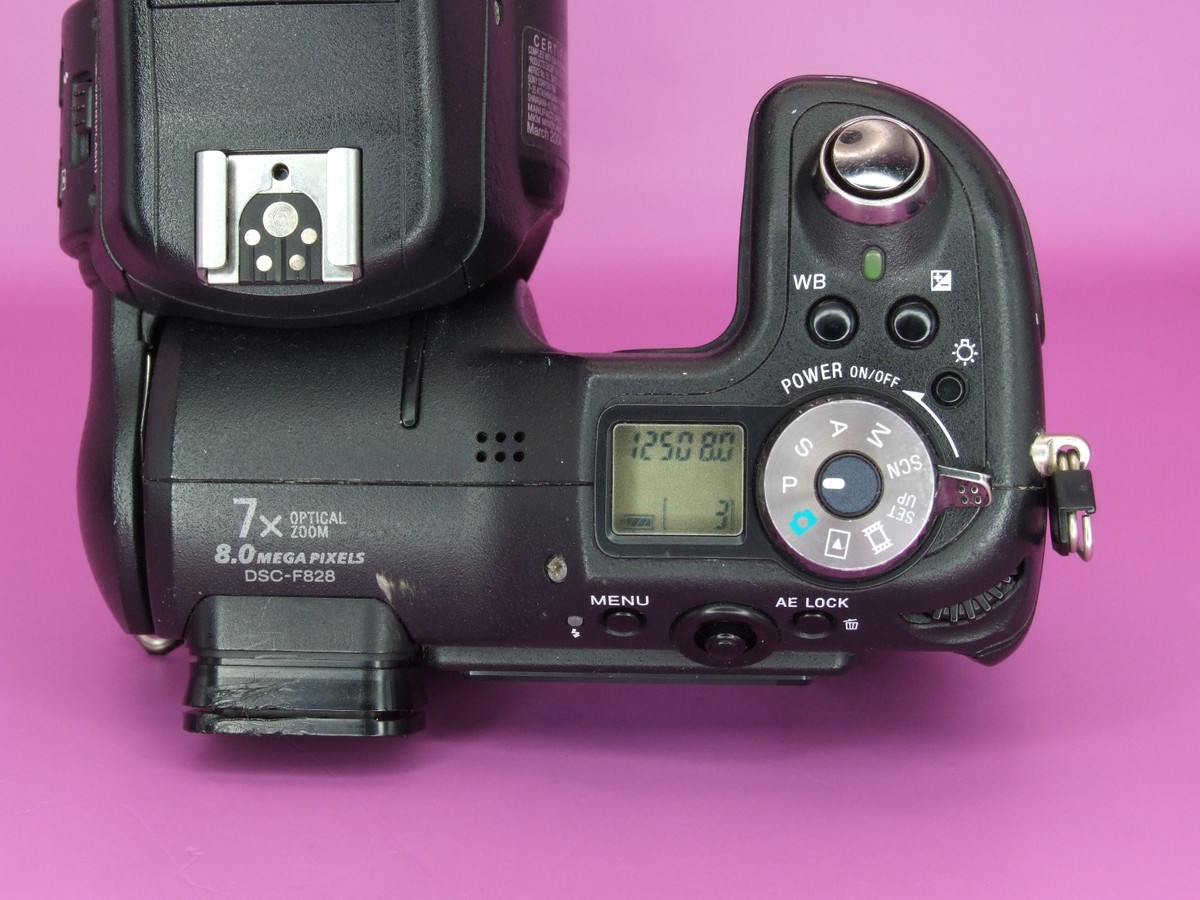 Sony Cyber-shot DSC-F828 8.0MP Digital Camera - Black for sale