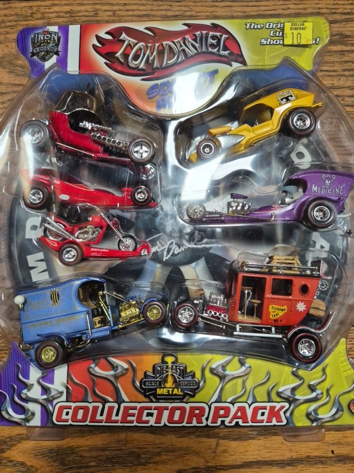 Tom Daniel 6 Pack Hot Rods Die-Cast Models The Original Custom