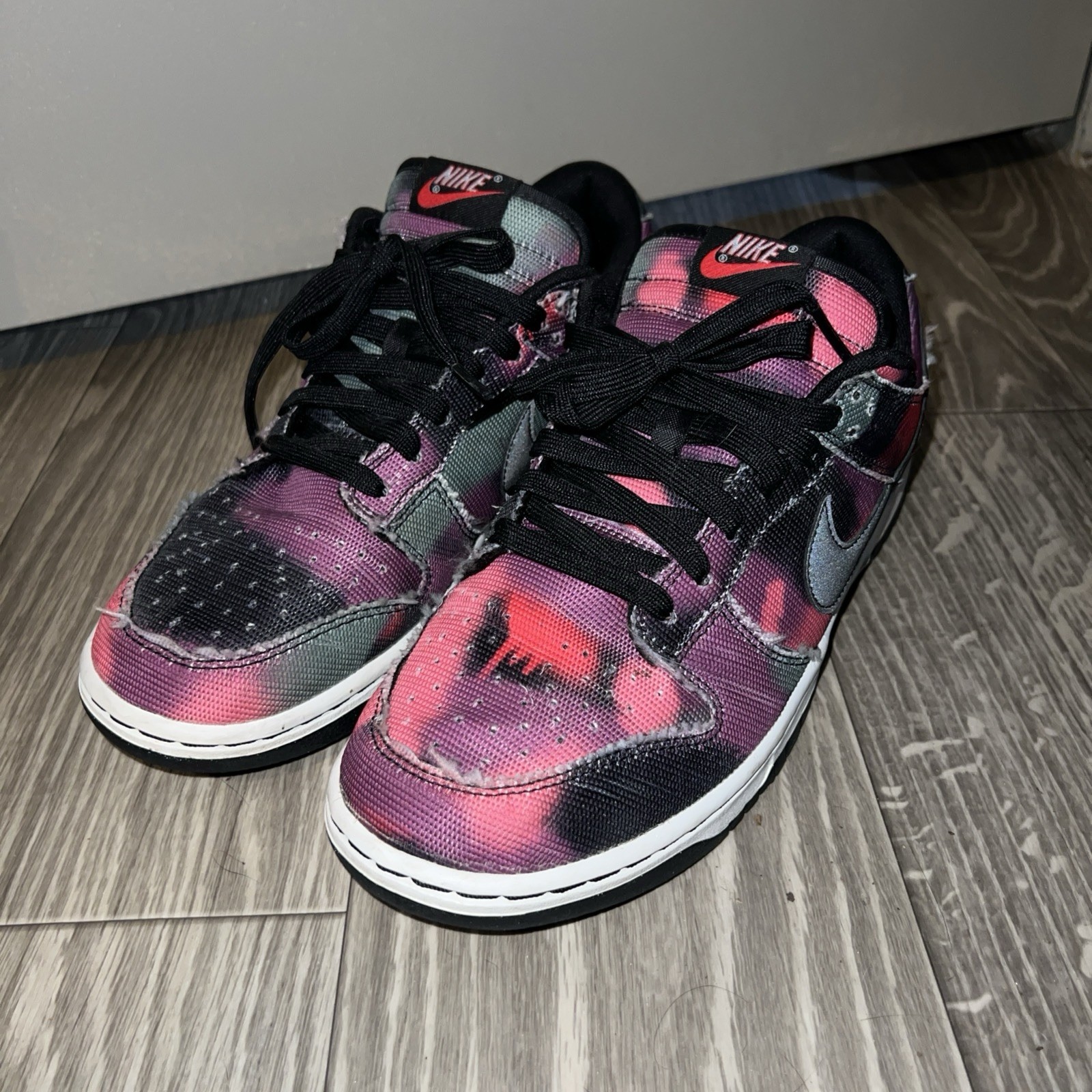 Nike Dunk Low Graffiti Pink Men's Size 9.5 Premium DM0108-002 - No Box