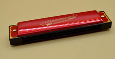 Red Key of C Harmonica No Case Beginner Red SDE 03 China L 07 15 Harmonica