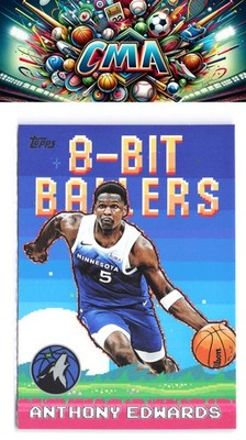 2025-26 Topps #8B-18 Anthony Edwards 8-Bit Ballers