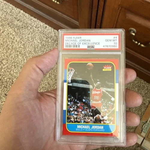 1996-97 Fleer - Decade of Excellence Michael Jordan #4 PSA10!!!