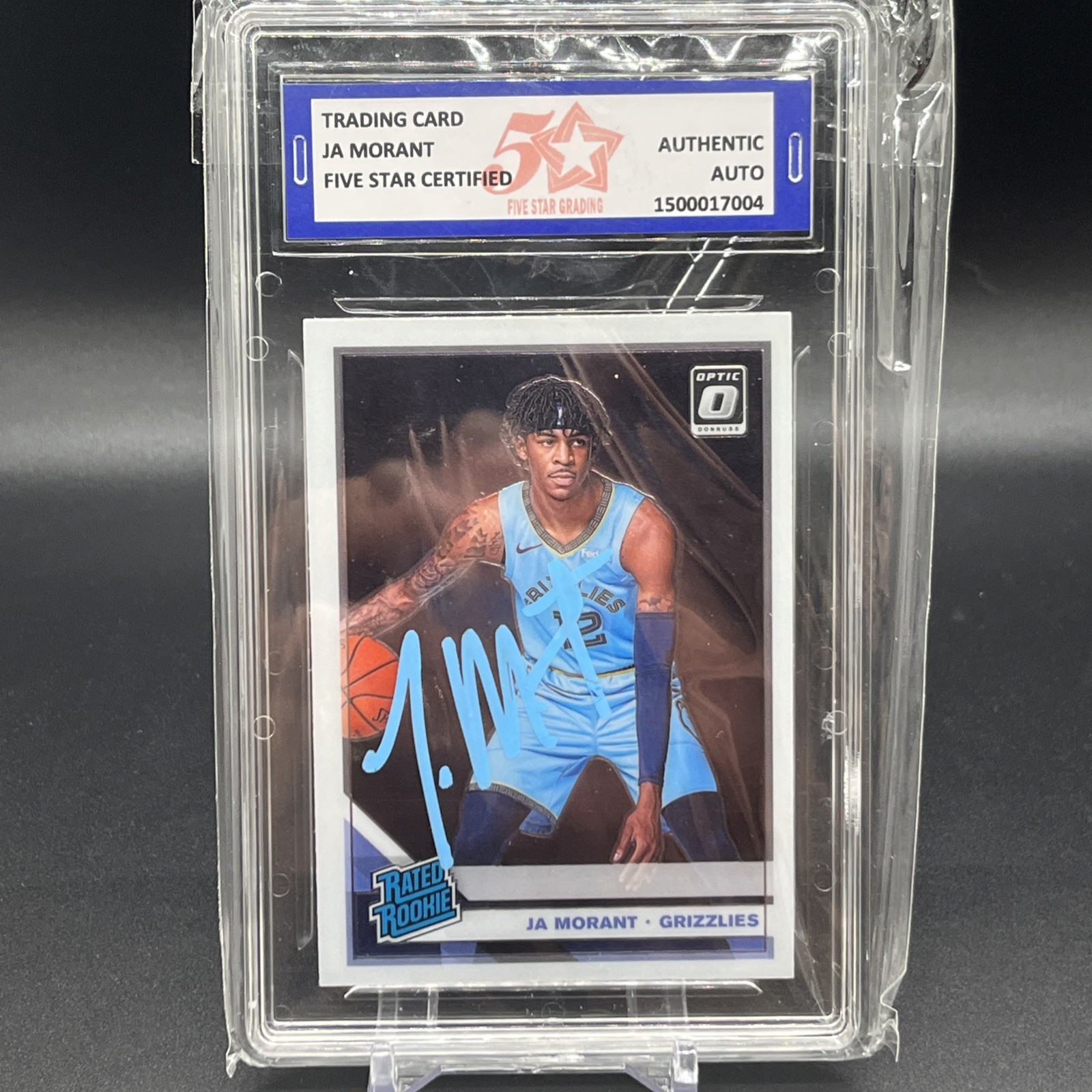 Ja Morant 2019 Optic #168 Rated Rookie Signatures Price Guide