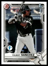 2021 Bowman 1st Edition #BFE-40 Yolbert Sanchez