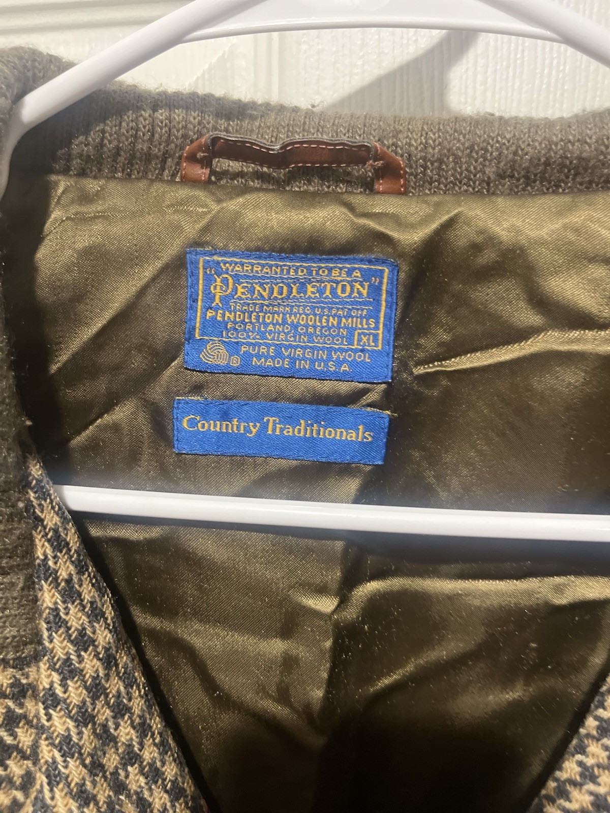 VINTAGE | Pendleton Wool Houndstooth Swinger Jack… - image 3