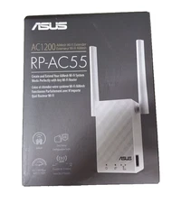 ASUS RP-AC55 Wi-Fi Repeater AC1200 Dual-Band Wireless Range Extender – New...