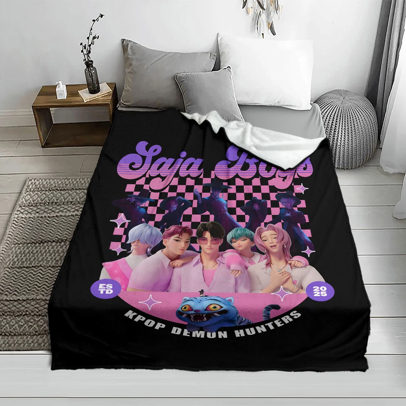 Saja Boys Cozy Fleece Blanket