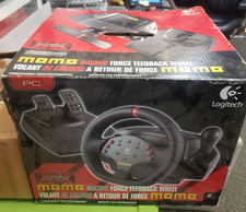 Logitech Momo Racing Force Feedback Wheel Pedals Pc - Usb With Box