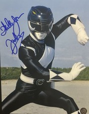Walter Jones Mighty Morphin Power Rangers 8x10 Signed Photo! “ZACK” Icon Coa