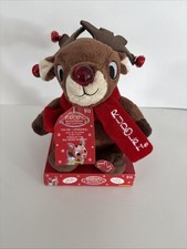 2018 RUDOLPH THE RED NOSED REINDEER 10  PLUSH Rudolph Sings And Shakes