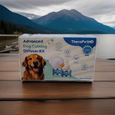 TheraPetMD Advanced Dog Calming Diffuser Kit 1 Diffuser 2Refill 48ml 30 Days New