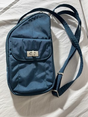 Magellan's Teal Vault RFID Gateway Purse Satchel Shoulder Crossbody Travel Bag