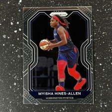 Myisha Hines-Allen 2021 Panini Prizm WNBA #40 Washington Mystics