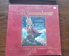 The Ten Commandments Laserdisc 35th Anniversary Collector's Edition New Sealed