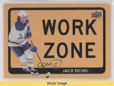 2021-22 Upper Deck Series 1 Work Zone Jack Eichel #WZ-6 READ 0qr0