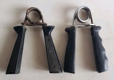 Vtg. Black Hand Workout Grip Strengthening Pair Lot