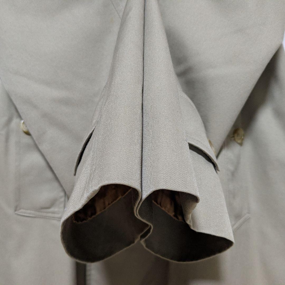 Burberrys Vintage 1985 Balmacaan Coat Made in England Nova Check Beige Size M thumbnail 12