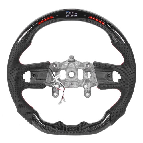 Carbon Fiber LED Lights Display Steering Wheel For JL JLU 2018-2021 - Picture 10 of 12