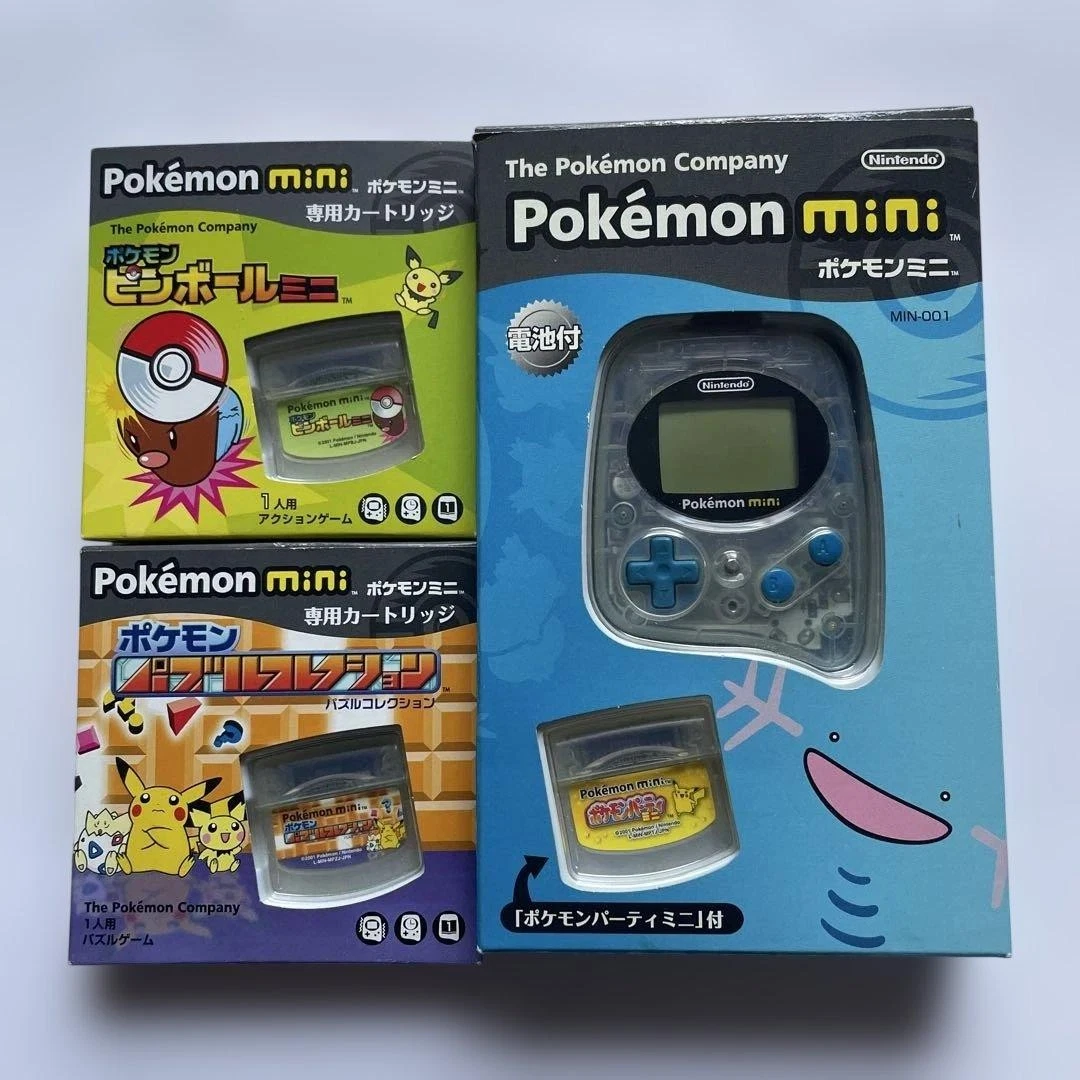 Nintendo Pokémon mini ゲーム機とカートリッジ Nintendo Pokémon mini ゲーム機とカートリッジ Preços baixos em