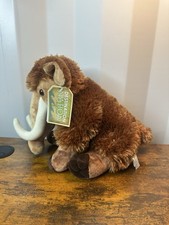 Aurora Very Soft New with Tags Brown Wooly Mammoth 6 Plush Stuffed Animal