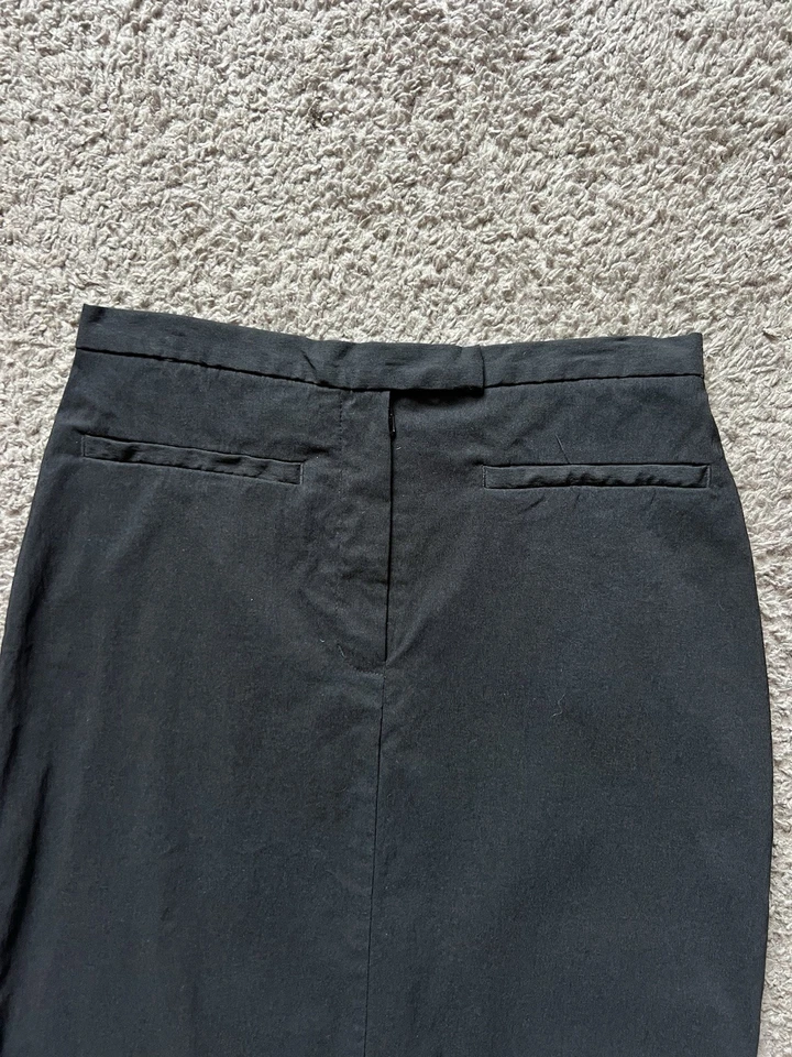 Falda Y2K Años 90 Talla 4 Negra Rayón Elastizada Maxi Bruja Capricho Grunge Boho De Colección Foto 2 de 4