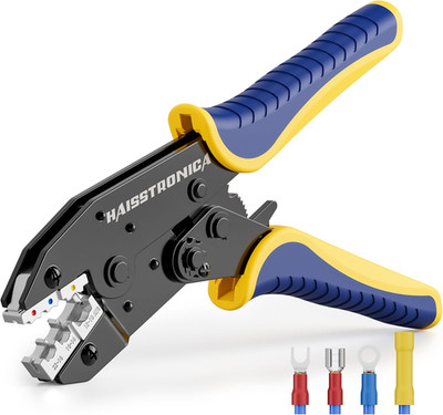 Haisstronica Crimping Tool for Insulated Electrical Wire Connectors-Awg 22-10 Ra