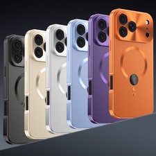 For iPhone 17 Pro Max 17 Air Metal Mag Safe Case Privacy Screen Protector Cover