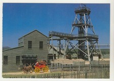 POPPET HEAD & BATTERY HOUSE SOVEREIGN HILL BALLARAT VICTORIA SCANCOLOR POSTCARD