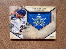 2019 Topps Series 1 - Robinson Cano - Hat Logo Patch Relic - MARINERS!