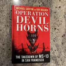Operation Devil Horns Michael Santini Ray Bolger Hardcover True Crime English