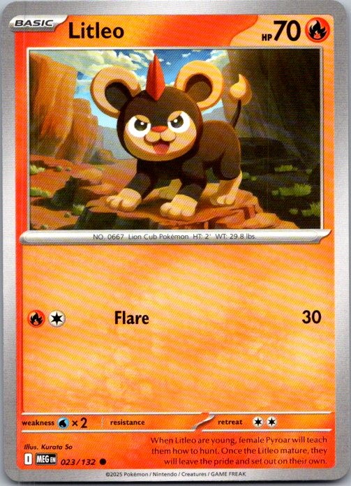 ME01: Mega Evolution #023/132 Litleo