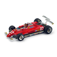 Ferrari 126 C 2 G.Villeneuve 1982 N.27 Long Beach Gp With Pilote 1:43 Upd Brumm
