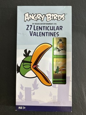 RARE - ANGRY BIRDS VALENTINE Exchange Cards Lenticular New Sealed. 2014. PMG