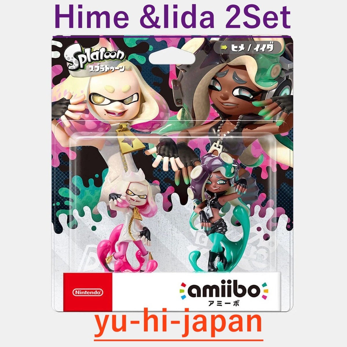 Nintendo amiibo Tentacles Set [Hime/Iida] (Splatoon series) New | eBay