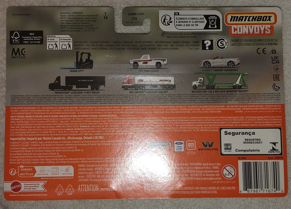 Matchbox Convoys MBX Cabover With MBX Tanker & 1977 Ford Courier NEW RELEASE - Image 2 of 2