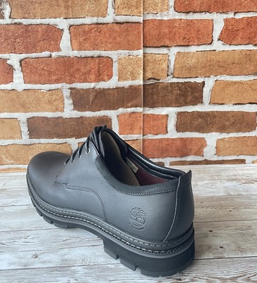 TIMBERLAND MEN\'S PORT UNION OXFORD WP BLACK FULL GRAIN BOOTS TIMBERLAND PORT UNION INSULATED MEN BOOTS SIZE 8.5 | eBay main image 4