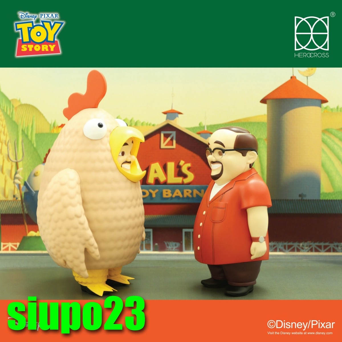 【HEROCROSS】新品 正規品 アル・マクウィギン トイ・ストーリー Herocross ~ HVS #009 Toy Story Mushie Ai Mcwhiggin Chicken