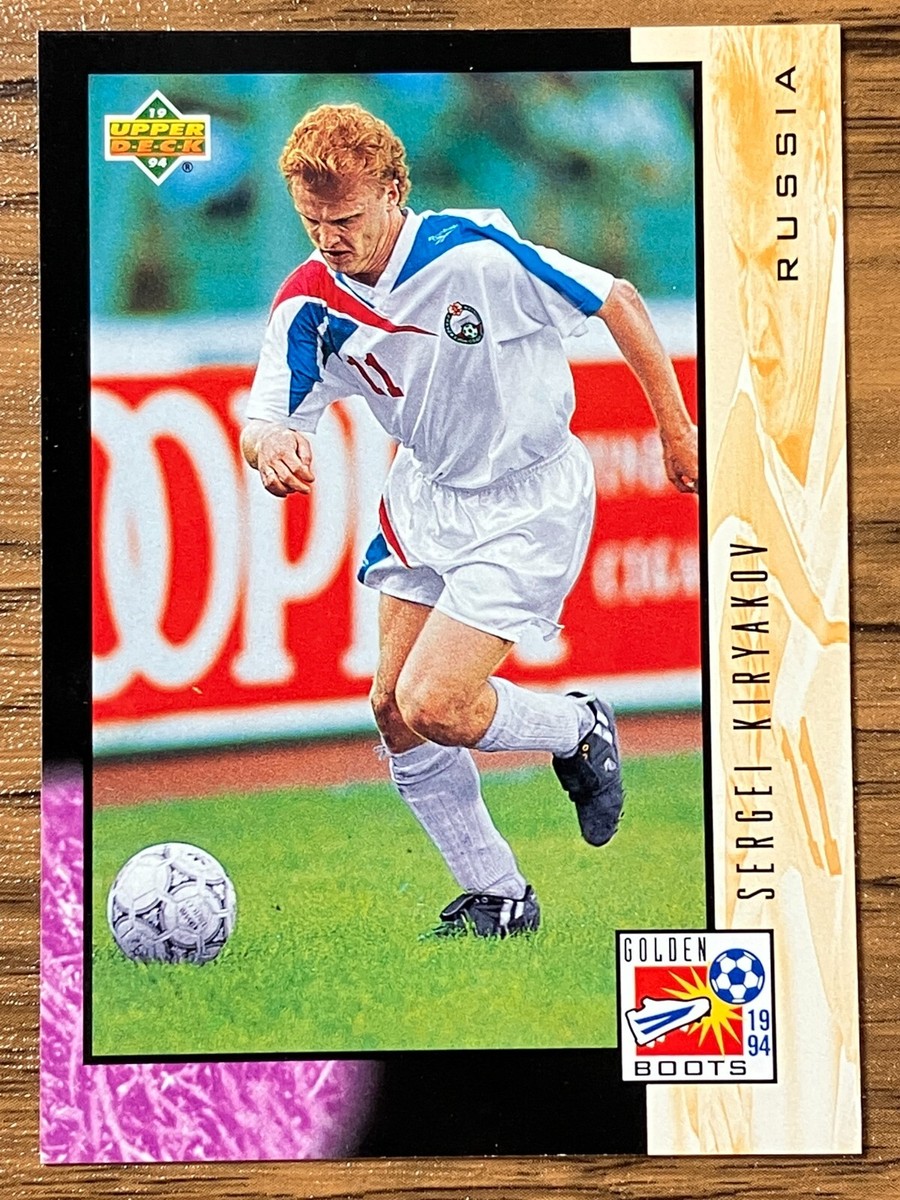 【レア】【美品】1994 ワールドカップ トレーディングカード Upper Deck 1994 World Cup USA Soccer Card #327 Sergei Kiryakov