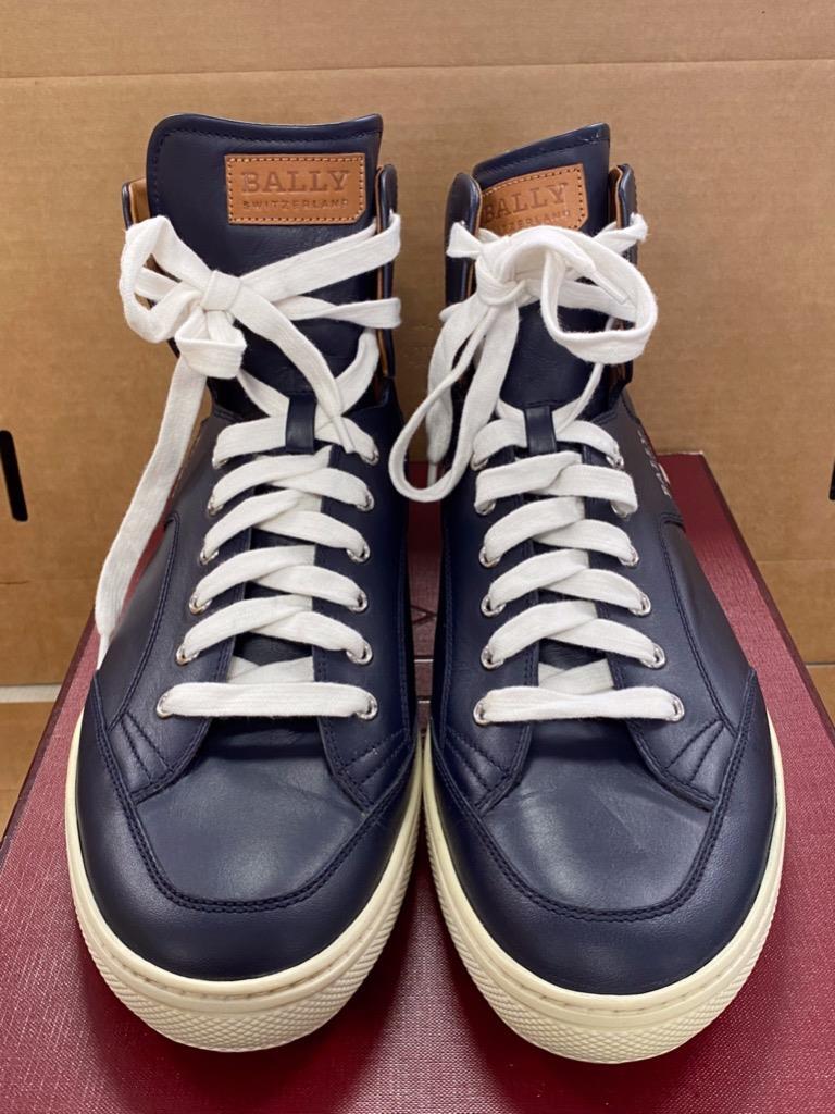 BALLY OLDANI LEATHER HIGH-TOP SNEAKERS SIZE 11.5D W/ BOX- USED. | eBay