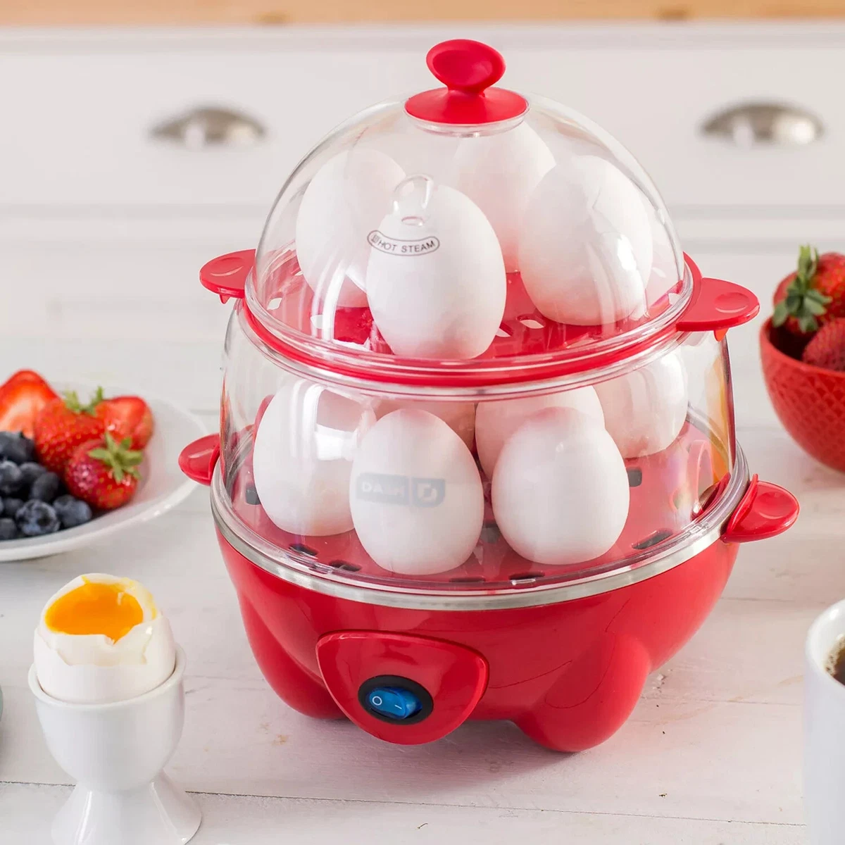 Dash Rapid Egg Cooker ,Red