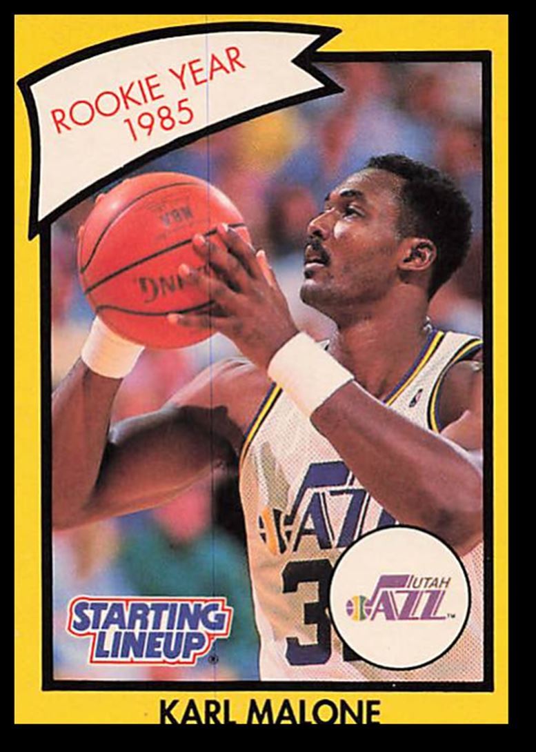 1990-91 Kenner Starting Lineup Karl Malone Utah Jazz #NNO