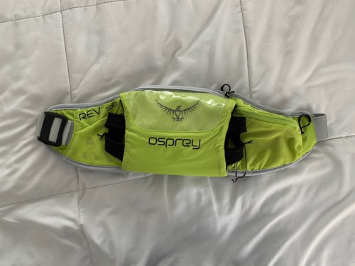 Osprey Rev Solo Hydration Waistpack Belt Bag Water Bottle Fanny Hiking Neon - 第 1/6 張圖片