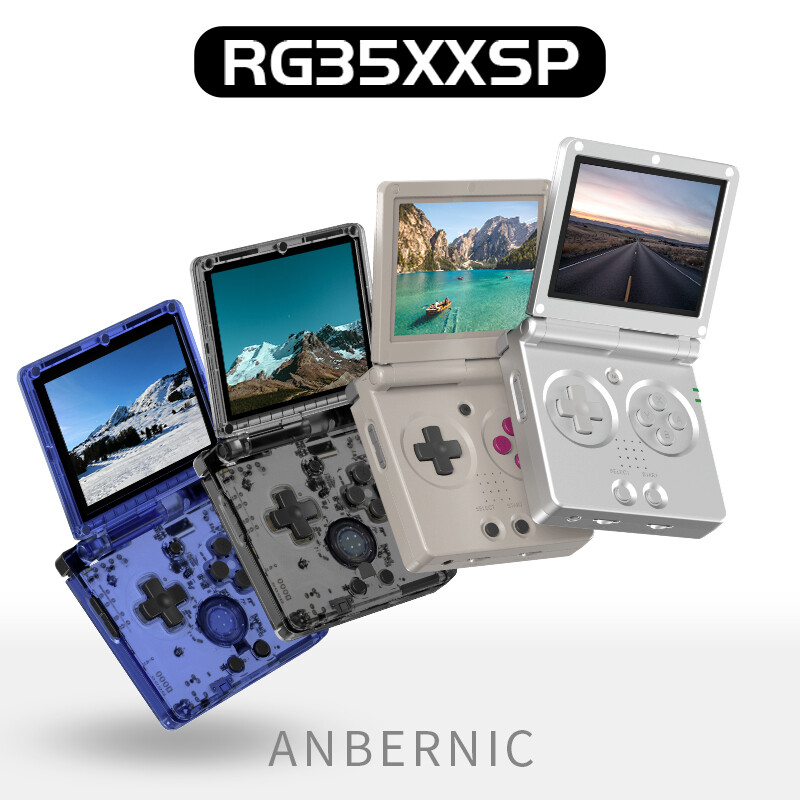 ANBERNIC RG35XXSP Retro Handheld Game Console Linux 64G 5K+ Game 