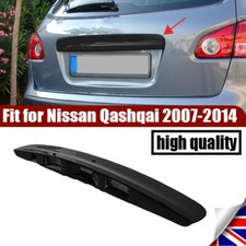 BLACK FOR NISSAN QASHQAI J10 2007-2013 REAR TAILGATE BOOT LID HANDLE COVER TRIM